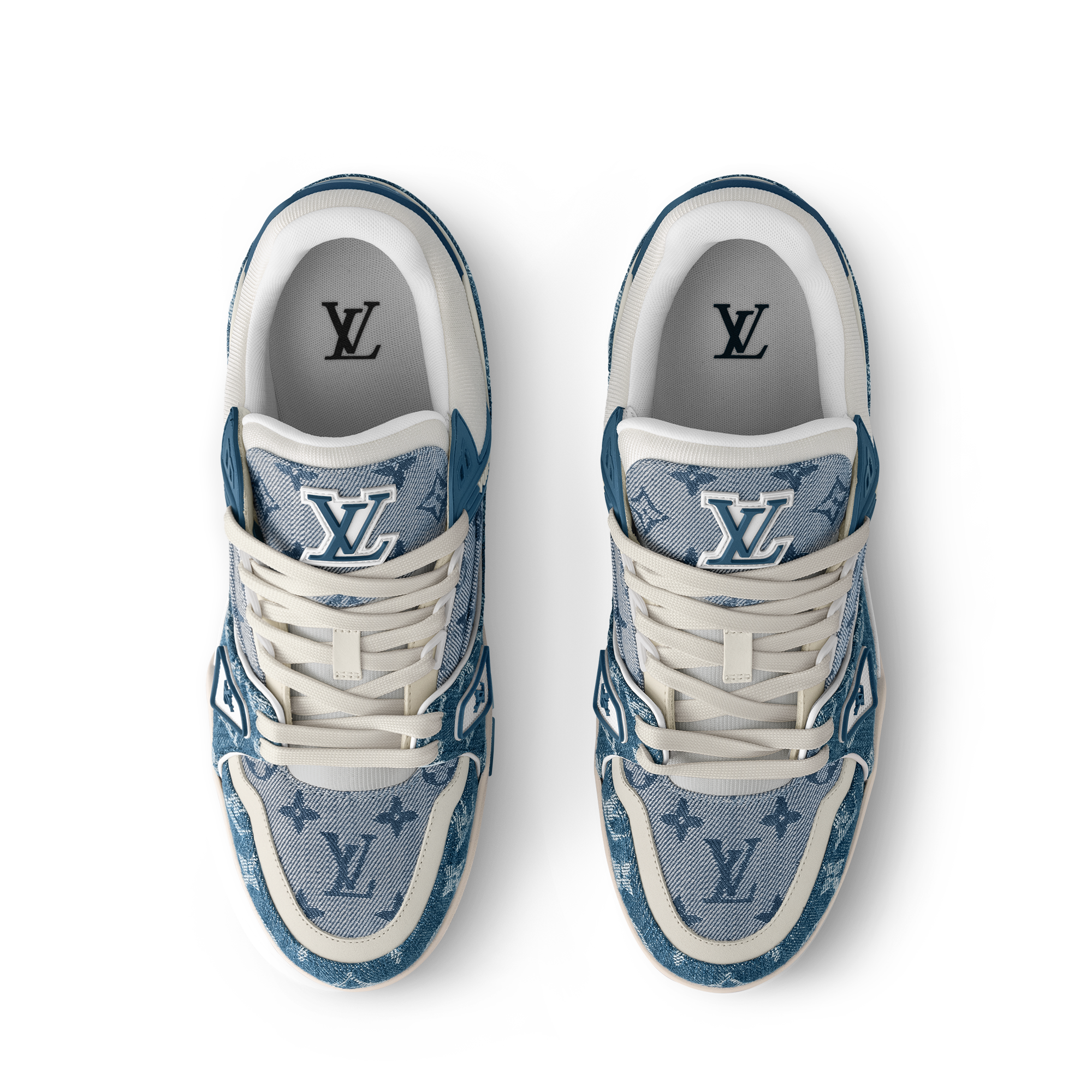 【新品同様】ヴィトン☆ LV トレイナー スニーカー『1AHSZG』 未使用 S品】 LOUIS VUITTON ルイヴィトン 2024年 LV Trainer Sneaker